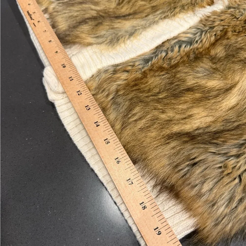 Michael Kors Brown Faux Fur Vest